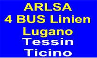BUS ARLSA Lugano 4 tolle Buslinien